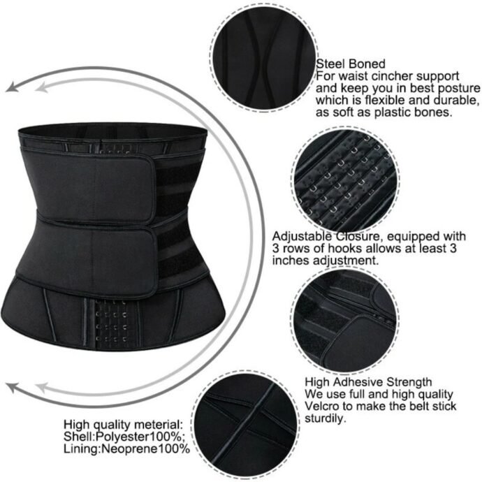 Fajas Colombianas Girdle – Ceinture Sauna Sweat – مشد كولومبي للتدريب والعرق – Image 6