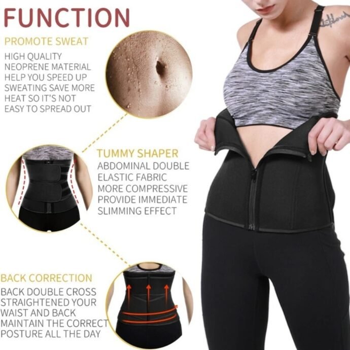 Fajas Colombianas Girdle – Ceinture Sauna Sweat – مشد كولومبي للتدريب والعرق – Image 4